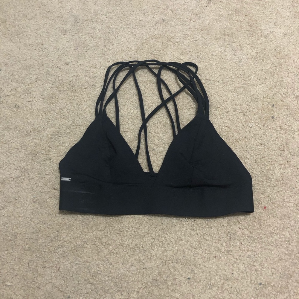 black victoria secret bikini top